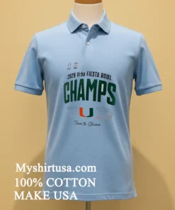 Miami Hurricanes Playoff 2026 Fiesta Bowl Champions Locker Room Shirt