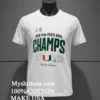 Miami Hurricanes Playoff 2026 Fiesta Bowl Champions Locker Room Shirt White T Shirt 2