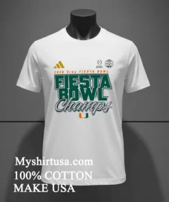 Miami Hurricanes Playoff 2026 Fiesta Bowl Champs Shirt