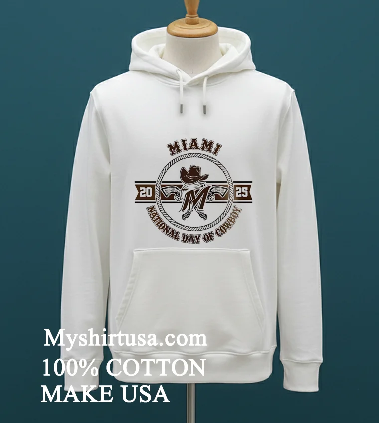 Miami Marlins Mlb X National Day Of Cowboys Baseball Shirt White T Shirt 2