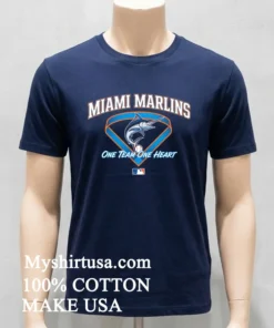 Miami Marlins One Team One Heart Mlb Shirt