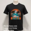 Miami Mike Miami Hurricanes Football Shirt Balck Shirt 1