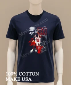 Michael Jordan 23 Chicago Bulls The Goat Signature Basketball funny america t-shirts