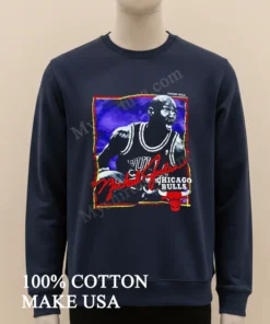 Michael Jordan Chicago Bulls Basketball Goat Dunk Portrait funny america t-shirts