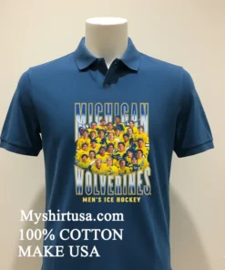 Michigan Wolverines Men S Hockey 2025 2026 Team Graphic Shirt