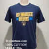 Milwaukee Brewers Fanatics Close Victory 2025 Shirt Navy Shirt