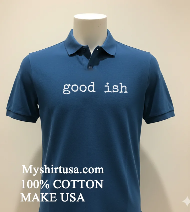 Minimalist Good Ish T Shirt Navy Shirt 1