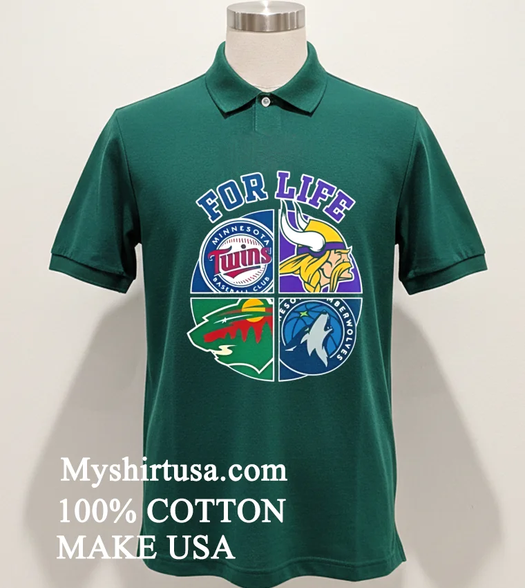 Minnesota For Life Logo Sports 2026 Shirt - green-shirt Minnesota For Life Logo Sports 2026 Shirt Green Shirt