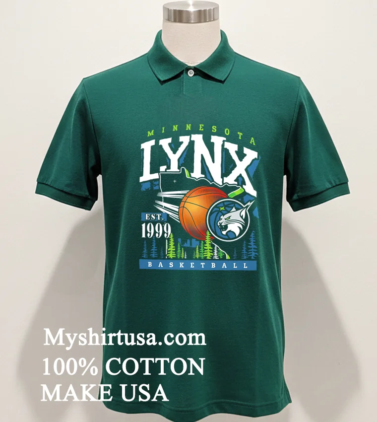 Minnesota Lynx Est 1999 Basketball Shirt Green Shirt