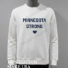 Minnesota Strong Heart Shirt White T Shirt 3