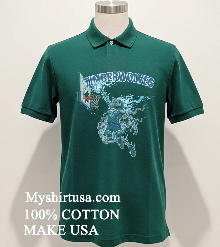 Minnesota Timberwolves Men’s Basketball Skeleton Player Fire Shirt - green-shirt Minnesota Timberwolves Mens Basketball Skeleton Player Fire Shirt Green Shirt