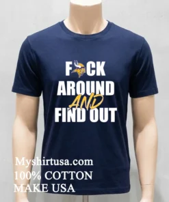 Minnesota Vikings Fuck Around And Find Out Shirt