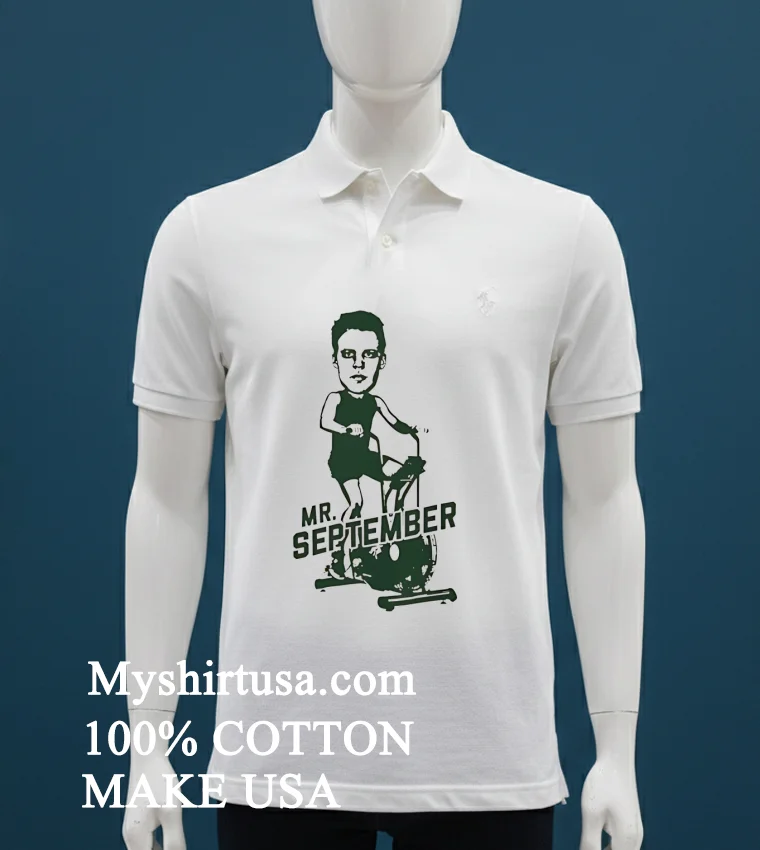 Minnesota Wild Joel Eriksson Ek Mr September Cartoon Shirt - white-t-shirt Minnesota Wild Joel Eriksson Ek Mr September Cartoon Shirt White T Shirt