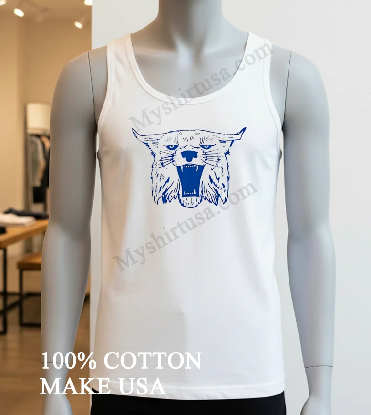 Mitchell And Ness Kentucky Wildcats Mascot Shirt White T Shirt 3