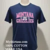 Montana Grizzlies Football Think Pink Game Logo T Shirt Navy Shirt