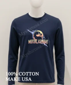 Mortal Kombat Dragon Logo Lightning funny america t-shirts