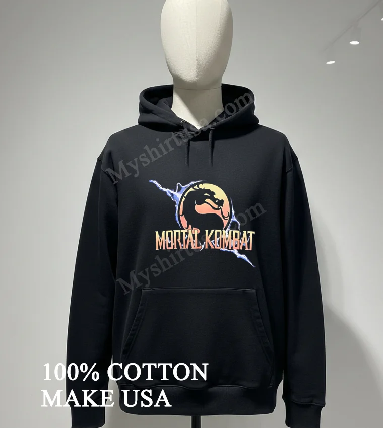 Mortal Kombat Dragon Logo Lightning funny america t-shirts - hoodie-shirt Mortal Kombat Dragon Logo Lightning Shirt Hoodie Shirt
