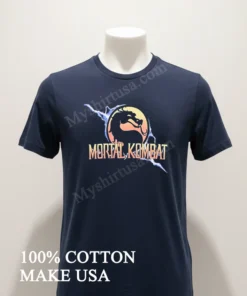 Mortal Kombat Dragon Logo Lightning funny america t-shirts