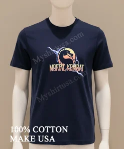 Mortal Kombat Dragon Logo Lightning funny america t-shirts