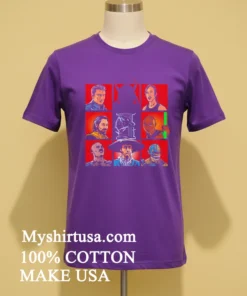 Mortal Kombat Ii Character Collage Shirt Purple Shirt