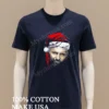 Mox Barbed Wire Santa Hat Jon Moxley Portrait Shirt Navy Shirt