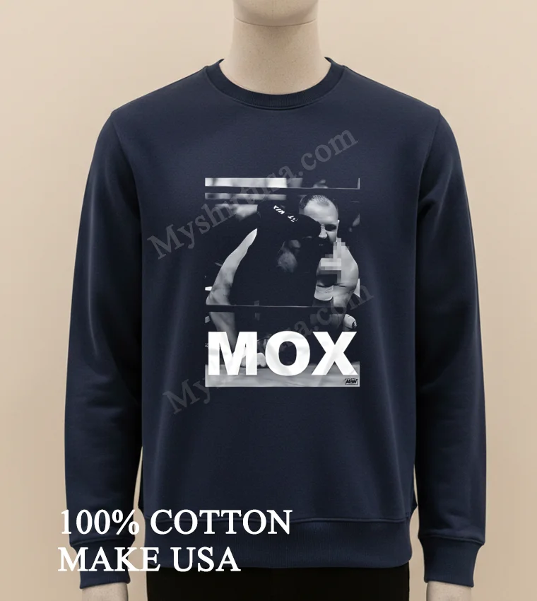 Mox Jon Moxley Middle Finger Wrestling Ring Graphic funny america t-shirts - long sleve shirt Mox Jon Moxley Middle Finger Wrestling Ring Graphic Shirt Long Sleve Shirt