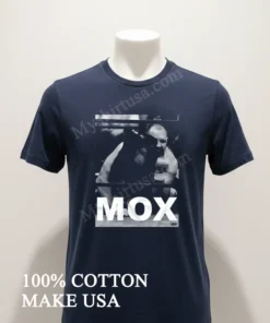 Mox Jon Moxley Middle Finger Wrestling Ring Graphic funny america t-shirts