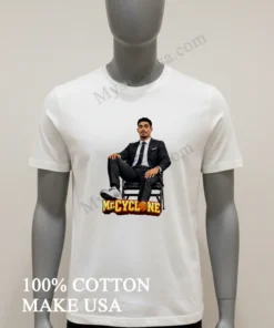 Mr Cyclone Basketball Player In Suit Sitting On Chair funny america t-shirts