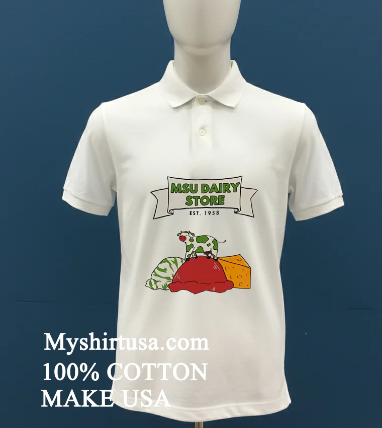 Msu Dairy Store Est 1958 Shirt White T Shirt