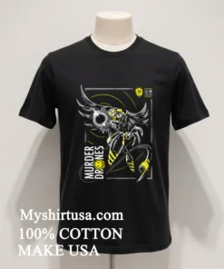 Murder Drones Ready To Kill Graphic Shirt Balck Shirt 1