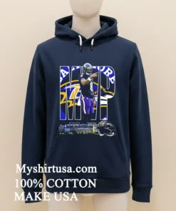 Mvp Lamar Jackson Baltimore Ravens Graphic Helmet Shirt