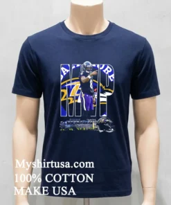 Mvp Lamar Jackson Baltimore Ravens Graphic Helmet Shirt