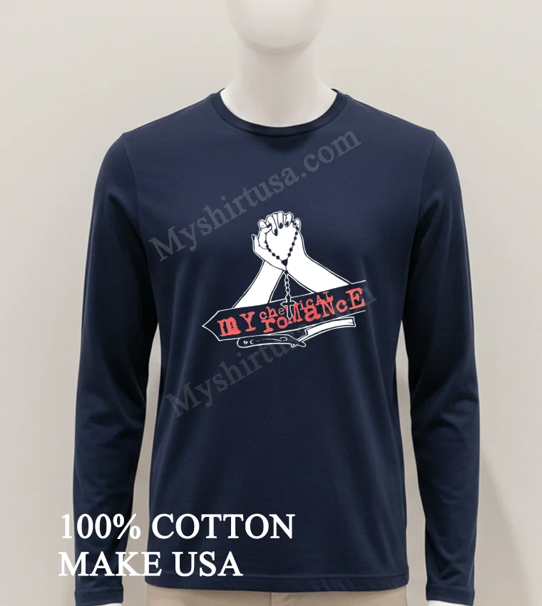 My Chemical Romance Praying Hands Rosary And Razor Blade Shirt Hoodie Shirt