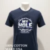 My Hole Impact Level Nia Jax Wrestling Quote Shirt Navy Shirt 1
