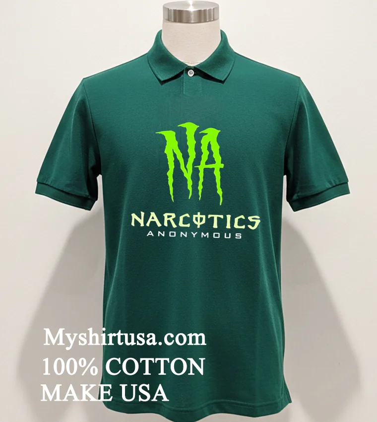 Na Narcotics Anonymous Logo Shirt Green Shirt