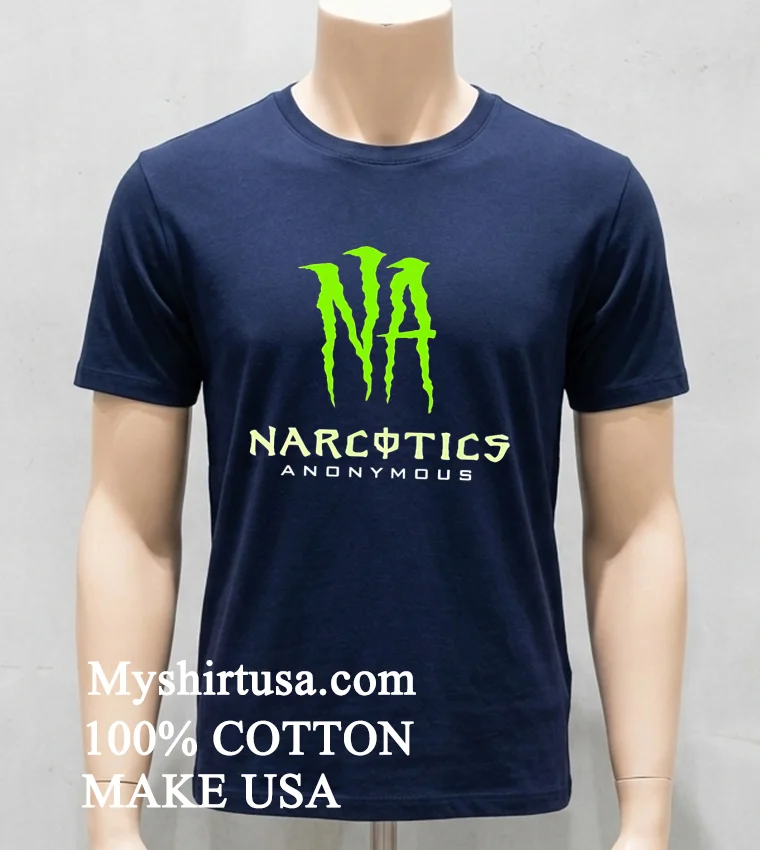 Na Narcotics Anonymous Logo Shirt Navy Shirt