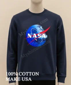 Nasa Logo On Death Star Space Station funny america t-shirts