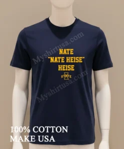 Nate Nate Heise Heise Iowa State Basketball Player funny america t-shirts