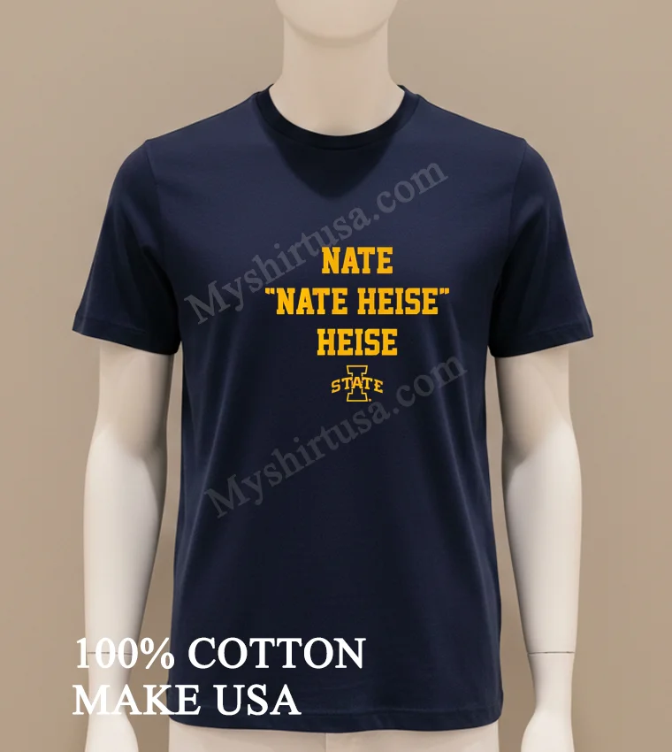 Nate Nate Heise Heise Iowa State Basketball Player Shirt Navy Shirt