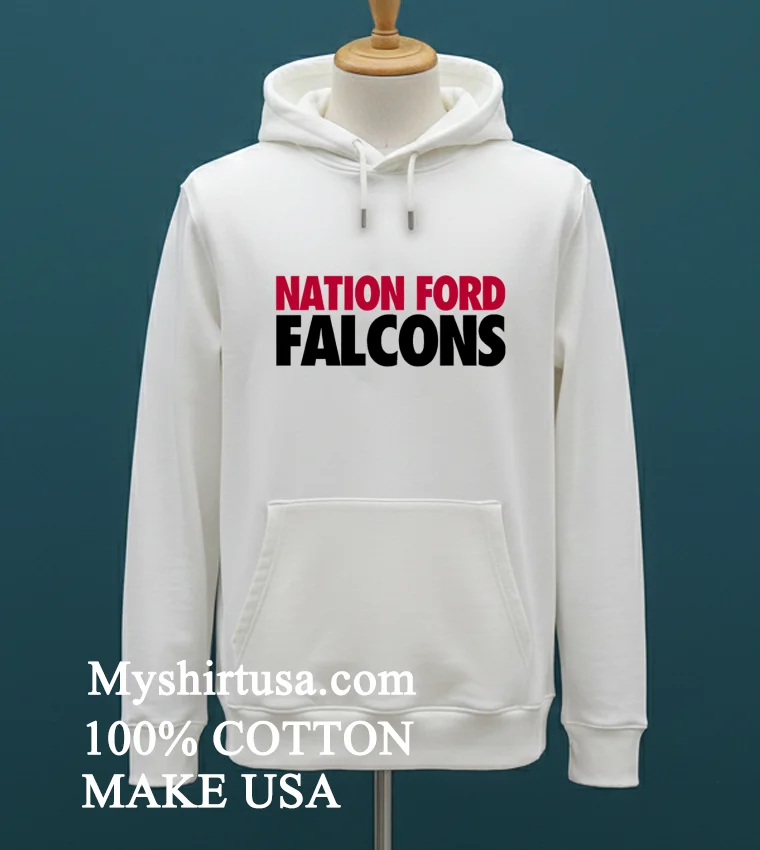 Nation Ford Falcons High School Sports Team Shirt White T Shirt 2