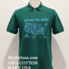 National Park Junkie Usa Strong Map Shirt Green Shirt