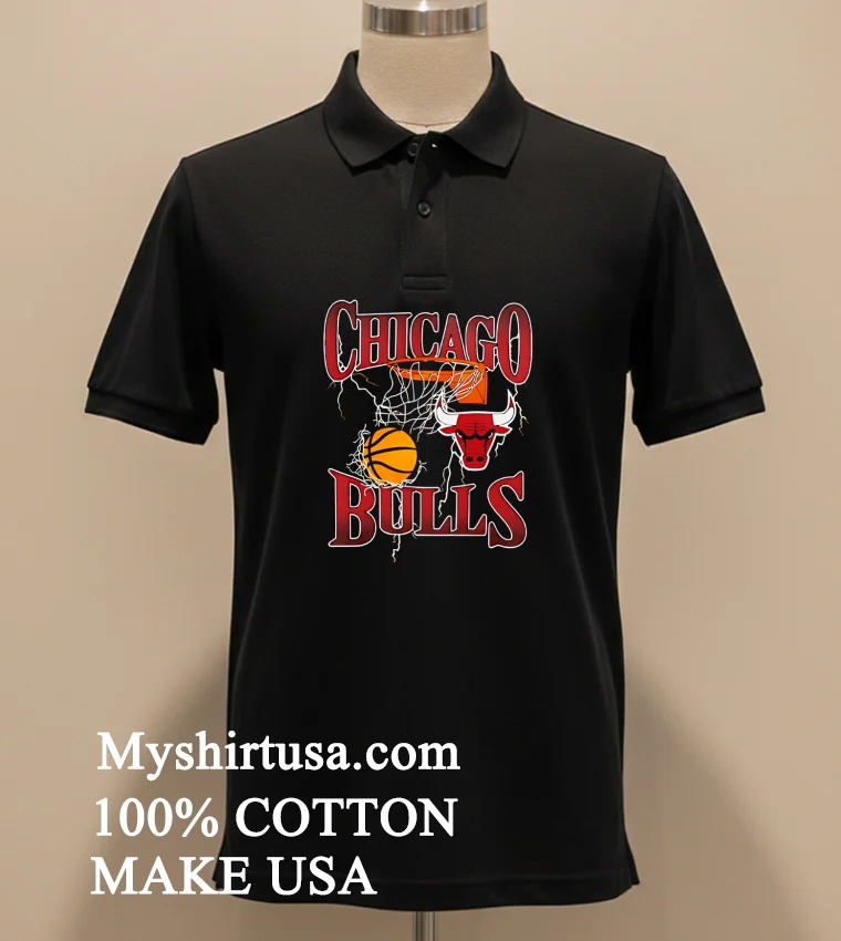 Nba Essentials Chicago Bulls Chambers Shirt Balck Shirt 2