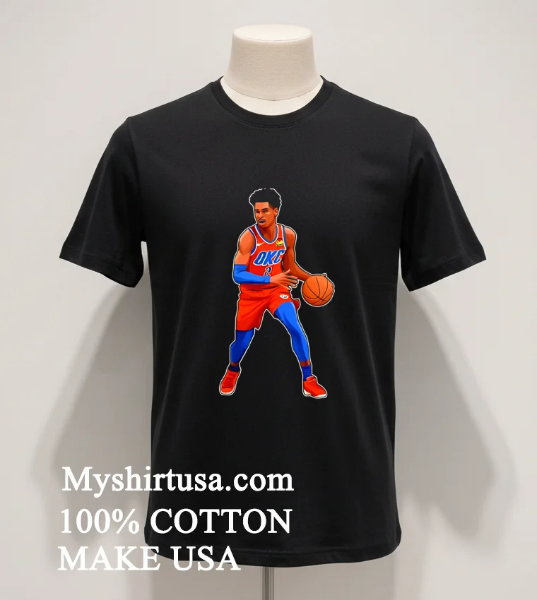 Nba Shai Gilgeous Alexander Move Shirt - balck-shirt Nba Shai Gilgeous Alexander Move Shirt Balck Shirt 1