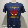 Nc Stands With Minnesota Cardinal Bird North Carolina Shirt Navy Shirt