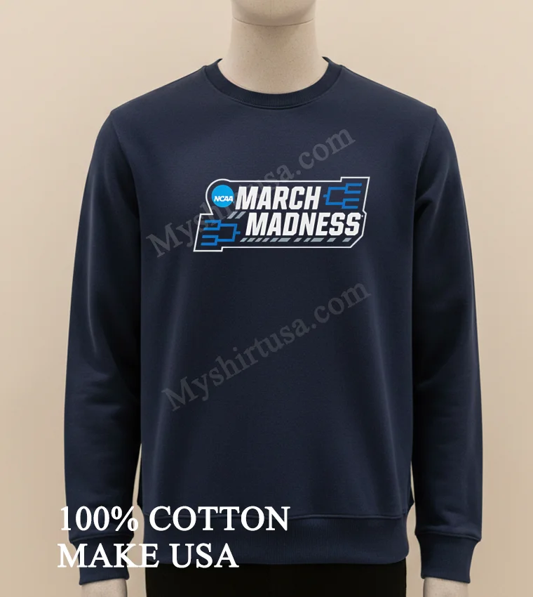 Ncaa March Madness Basketball Tournament Logo Bracket Graphic Shirt Long Sleve Shirt