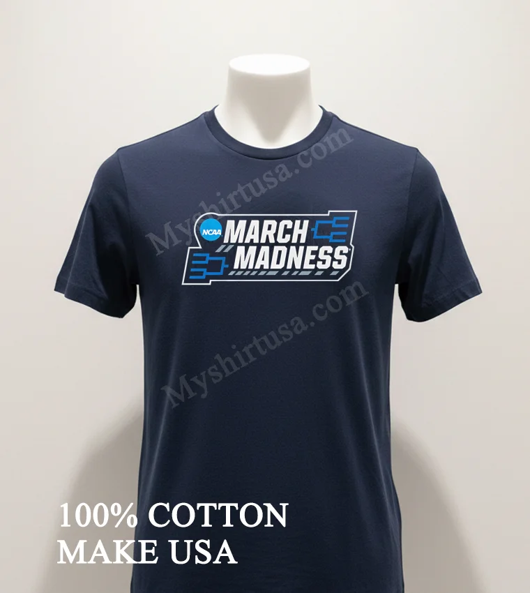 Ncaa March Madness Basketball Tournament Logo Bracket Graphic funny america t-shirts - navy-shirt Ncaa March Madness Basketball Tournament Logo Bracket Graphic Shirt Navy Shirt 1