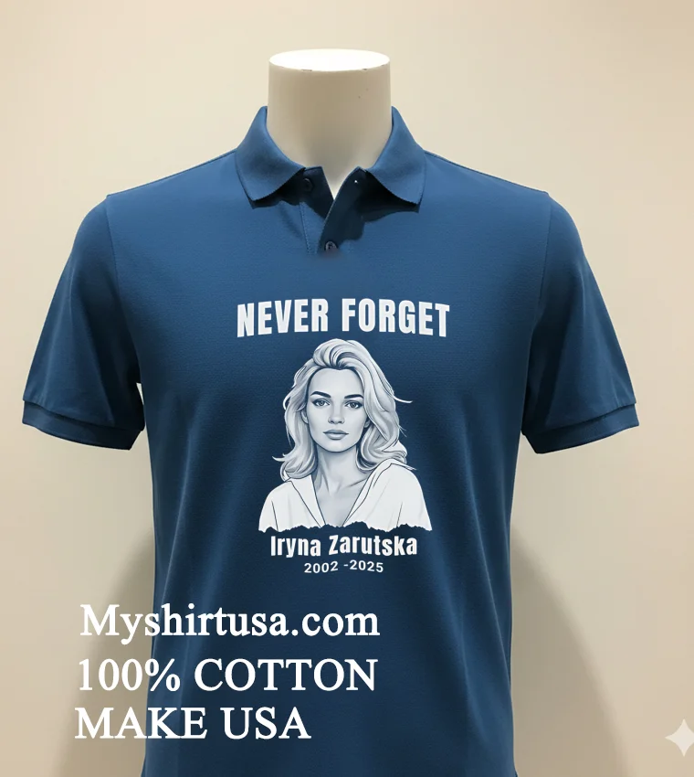 Never Forget Iryna Zarutska 2002 2025 Shirt - navy-shirt Never Forget Iryna Zarutska 2002 2025 Shirt Navy Shirt 1