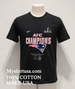 New England Patriots 2025 Afc Champions Super Bowl Shirt