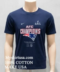 New England Patriots 2025 Afc Champions Super Bowl Shirt