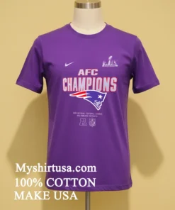 New England Patriots 2025 Afc Champions Super Bowl Shirt